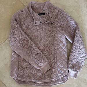 Abercrombie & Fitch Mauve Teddy Jacket
